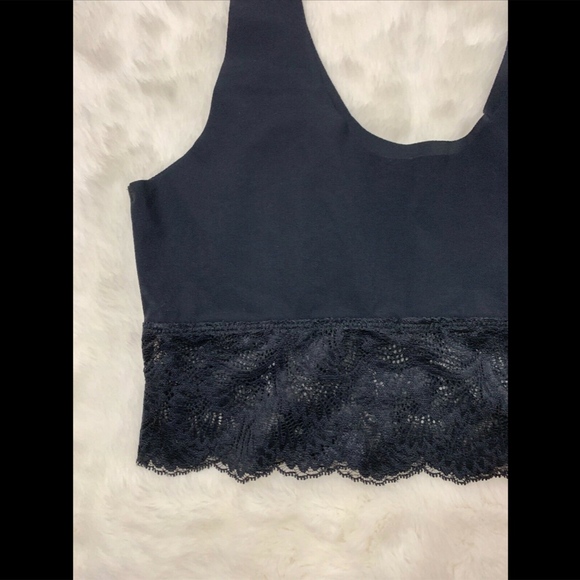 NEW $78‎ COMMANDO Sexy And Smooth Lace Trim Longline Bralette [SZ Large ] - Picture 6 of 8